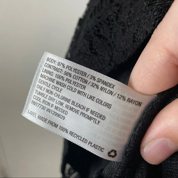 Lace Midi / Mini Dress Black Sleeveless Pleated Open Back Dress Size Small Event - Picture 10 of 13